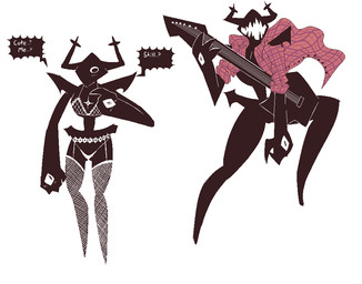 anthro blush bra clothing electric_guitar female garter_straps guitar legwear lingerie musical_instrument panties plucked_string_instrument shirt solo stockings string_instrument topwear underwear signirsol deltarune undertale_(series) roaring_knight deer mammal shadow_creature 2025