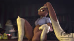 amber_eyes ambiguous_gender anthro bottomless breathing clothed clothing crop_top detailed_background duo featureless_crotch female flat_chested fur leg_tuft light navel one_leg_up raised_leg reclining shirt sitting smile solo_focus thick_thighs topwear tuft karouart nintendo pokemon warfare_machine warfare_lopunny warfare_zeraora generation_4_pokemon generation_7_pokemon legendary_pokemon lopunny pokemon_(species) zeraora 16:9 2022 3d_(artwork) 3d_animation animated digital_media_(artwork) hi_res high_framerate lighting no_sound short_playtime signature webm widescreen