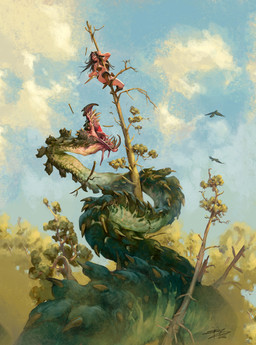breasts cloud dagger day duo female feral forest green_body green_scales hair holding_dagger holding_melee_weapon holding_object holding_weapon in_tree long_hair melee_weapon open_mouth outside plant scales sharp_teeth size_difference spikes spikes_(anatomy) teeth tongue tongue_out tree weapon jesper_ejsing ambient_bird human mammal wurm 2016 hi_res