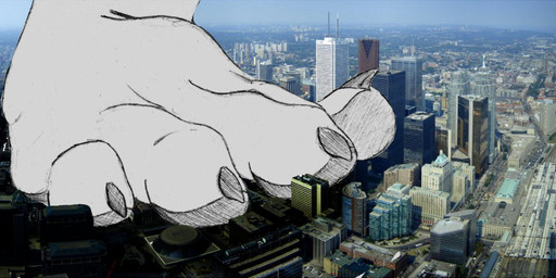 ambiguous_form ambiguous_gender city_destruction claws day destruction faceless_ambiguous faceless_character feet foot_focus macro outside photo_background solo toe_claws solaxe_(artist) ambiguous_species photography_(artwork) sketch