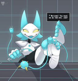 5_toes anthro barefoot between_toes claws curling_toes cursor dialogue dipstick_toes feet female foot_fetish foot_focus holding_object humanoid_feet machine nails plantigrade plug sitting smile soles solo text toe_claws toes whip wrinkled_feet wrinkles yellow_eyes itsdante deltarune undertale_(series) tasque_manager android darkner felid feline mammal robot 2021 absurd_res english_text hi_res