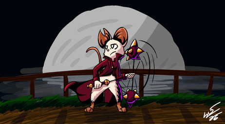 3_toes 4_fingers anthro barefoot bottomless button_(fastener) cartoon_nudity cloak clothed clothed_anthro clothed_female clothing collared_shirt detailed_background digitigrade dress_shirt eyebrows feet female female_anthro fingers flail fog fur furgonomics holding_melee_weapon holding_object holding_weapon leaning looking_aside looking_away melee_weapon moon motion_lines night notched_ear pupils reflection rim_light shirt shirt_collar solo spikes spinning tail toes topwear unusual_pupils water weapon white_body white_fur just_w mina_the_hollower yacht_club_games mina_(mina_the_hollower) mammal mouse murid murine rodent 2026 dated digital_media_(artwork) full-length_portrait krita_(artwork) portrait shaded signature