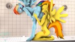 anthro anthrofied biped breasts butt cunnilingus duo eyelashes female female/female fingers genitals kneeling nude oral pupils pussy sex vaginal senthaurekmern friendship_is_magic hasbro my_little_pony rainbow_dash_(mlp) spitfire_(mlp) wonderbolts_(mlp) equid equine mammal 16:9 3d_(artwork) digital_media_(artwork) hi_res widescreen