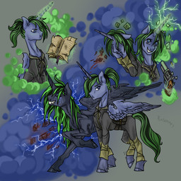 adolescent alter_ego alternate_universe angry black_sclera bodily_fluids book clothing cloud crying duo duo_focus electricity fangs female feral group gun hair handgun horn insane lightning magic ponytail ranged_weapon revolver ribs smoke tears teeth telekinesis weapon wings young rasmary fallout_equestria hasbro my_little_pony mythology distrust_(lissy) fan_character mind_(lissy) equid equine horse mammal mythological_creature mythological_equine pony winged_unicorn 1:1 2024 digital_media_(artwork) hi_res