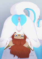69_position anthro anthro_penetrated anus balls blue_eyes blush bodily_fluids butt cum cum_in_mouth cum_inside duo erection eyewear fellatio female fur genital_fluids genitals glasses hair male male/female male_penetrating nude oral oral_penetration penetration penile penile_penetration penis penis_in_mouth sex simple_background tail asusya canid canine fox mammal rodent sciurid tree_squirrel animated digital_media_(artwork) hi_res no_sound shaded short_playtime webm
