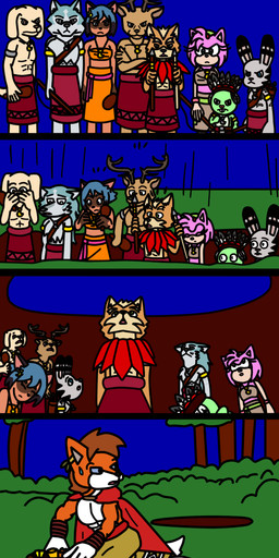 anthro antlers beak black_eyes blue_body blue_eyes blue_feathers blue_fur blue_sclera brown_body brown_eyes brown_fur brown_hair chibi clothed clothed_anthro clothed_female clothed_male clothing facial_markings facial_paint family family_photo family_portrait feathers female fur grass green_body green_eyes green_fur grey_body grey_eyes grey_fur group hair head_markings head_tuft hole_in_floor horn interspecies jewelry lianas male male/female male/male mane markings midriff necklace open_mouth orange_body orange_fur pink_body pink_fur plant purple_eyes red_body red_feathers scar shrub silhouette silhouetted_body striped_body striped_fur stripes tan_body tan_fur teeth text thin_calves topless topless_anthro topless_male topwear tree tribal tribal_clothing tribal_jewelry tribal_necklace tuft yellow_body yellow_fur ameth18 sirinathehedgehog aggretsuko beastars brand_new_animal disney happy_tree_friends mondo_media netflix nintendo sanrio sega sonic_the_hedgehog_(series) star_fox studio_trigger zootopia amy_rose beastman falco_lombardi fan_character flippy_(htf) fox_mccloud haida_(aggretsuko) jack_(beastars) jack_savage judy_hopps legoshi_(beastars) louis_(beastars) michiru_kagemori nick_wilde retsuko shirou_ogami sonic_the_hedgehog ailurid avian bear bird bird_dog canid canine canis cervine deer domestic_dog eulipotyphlan european_hedgehog european_rabbit felid fox galliform hedgehog hunting_dog hyena labrador lagomorph leporid mammal northwestern_wolf oryctolagus phasianid rabbit raccoon_dog red_deer red_fox red_panda retriever rodent spotted_hyena tanuki true_fox wolf comic crossover digital_media_(artwork) english_description english_text hi_res long_image multiple_scenes tall_image