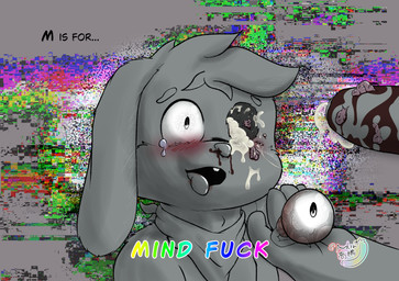 age_difference anthro blood blood_on_penis bodily_fluids brain_damage brain_matter cum cum_in_eye cum_on_brain cum_on_face disembodied_hand disembodied_penis duo eye_removal eye_socket eyeball genital_fluids genitals glitch gore gore_focus intelligence_loss kerchief male mindfuck nosebleed open_mouth organ_penetration penis static tears text tongue tongue_out young younger_male austin_takahashi kinktober_2025 benny_(austintakahashi) lagomorph leporid mammal rabbit 2025 absurd_res hi_res sketch story story_in_description