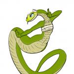 anthro bandage blue_eyes blue_sclera bottomless female flat_chested forked_tongue kung_fu_panda master_viper naga plain_background reptile scalie snake solo tongue tongue_out unknown_artist white_background wide_hips
Rating: Safe
Score: 7
User: Juni221
Date: December 25, 2013