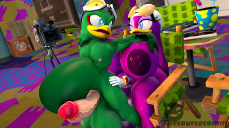 anal anal_penetration anthro balls beak big_balls big_breasts big_penis blue_eyes bodily_fluids breasts clothing cum cum_inflation cum_inside duo erection eyewear genital_fluids genitals goggles gynomorph gynomorph/male gynomorph_penetrating gynomorph_penetrating_male handwear huge_balls huge_breasts huge_penis hyper hyper_genitalia hyper_penis inflation intersex intersex/male intersex_penetrating intersex_penetrating_male kerchief male male_penetrated nipples non-mammal_breasts non-mammal_nipples nude open_mouth penetration penis sex thesourcecomm sega sonic_riders sonic_the_hedgehog_(series) jet_the_hawk wave_the_swallow accipitrid accipitriform avian bird hirundinid oscine passerine swallow_(bird) 16:9 3d_(artwork) digital_media_(artwork) widescreen
