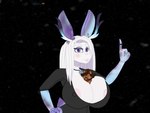 antlers big_breasts breasts chibi female horn huge_breasts jewelry nebula necklace space destruteka nasa hyena jackalope lagomorph mammal 4:3 animated short_playtime