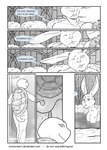 bath bathhouse dialogue duo male male/male nude teasing text water young momorawrr teenage_mutant_ninja_turtles usagi_yojimbo leonardo_(tmnt) miyamoto_usagi lagomorph leporid mammal rabbit reptile scalie turtle comic english_text monochrome url