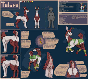 animal_genitalia animal_vulva camelid_genitalia camelid_vulva ear_piercing ear_ring female female_feral feral genitals heart_tattoo lingerie_on_feral piercing profanity quadruped raised_tail ring_piercing shaved_fur solo tail tattoo text vulva mustard_(welcometothevoid) talora_(mustard) camelid llama mammal digital_media_(artwork) english_text hi_res model_sheet pixel_(artwork)