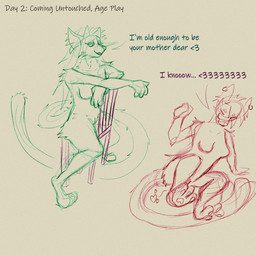 age_difference ageplay anthro bedroom_eyes breasts chair crossed_arms dialogue duo ear_piercing ejaculation excited eyes_closed female female/female fur furniture genitals hair hands-free heart_symbol inner_ear_fluff looking_at_another looking_at_partner medium_hair narrowed_eyes nude older_female on_chair orgasm pawpads paws piercing roleplay seductive short_hair simple_background sitting sitting_on_chair sitting_on_ground smile spontaneous_ejaculation tail tail_motion text tuft vulva younger_female nevvery kinktober kinktober_2025 felid feline mammal 1:1 2025 digital_media_(artwork) english_text hi_res sketch