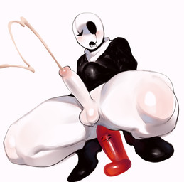 abdominal_bulge anal anal_orgasm anal_penetration balls bodily_fluids bone bottomless bottomless_male clothed clothing cum dildo dildo_in_ass dildo_insertion duo ejaculation erection footwear genital_fluids genitals hands-free living_sex_toy male male/male male_penetrated male_penetrating male_penetrating_male not_furry object_in_ass orgasm penetration penis sex sex_toy sex_toy_in_ass sex_toy_insertion shoes simple_background size_difference skeleton white_background white_body conditional_dnp kinkykong deltarune undertale undertale_(series) gaster nubert goo_creature humanoid hi_res