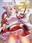 animal_ears blush camel_toe detached_sleeves dragoner female hair hi_res human mammal midriff momiji_inubashiri navel panties pink_panties red_eyes short_hair silver_hair skirt skirt_lift smile sword tengu touhou underwear upskirt weapon wolf_ears wolf_tail
Rating: Questionable
Score: 7
User: AnacondaRifle
Date: March 20, 2014