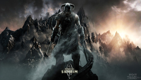 angry armor grass headgear helmet male melee_weapon mountain outside plant shield solo sword warrior weapon themis711 bethesda_game_studios microsoft mythology skyrim the_elder_scrolls dragon human mammal mythological_creature mythological_scalie scalie grandfathered_content hi_res wallpaper