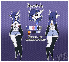 alternative_fashion arm_warmers armwear blue_hair bottomwear breasts clothing collar color_swatch dark_lipstick elbow_gloves eyeshadow female fishnet_clothing fishnet_legwear fishnet_shirt fishnet_topwear gloves goth hair handwear hotpants jewelry legwear makeup markings metal mole_(marking) nipple_tape orange_eyes pasties piercing punk purple_background purple_body shirt short_hair shorts simple_background smile smiling_at_viewer solo stockings tape thigh_highs topwear white_body wide_hips diidiidoodles nintendo pokemon gardevoir generation_3_pokemon humanoid pokemon_(species) shiny_pokemon hi_res model_sheet