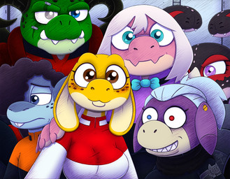anthro big_breasts blush blush_lines bow_tie breasts clothed clothing eyelashes female floppy_ears freckled_face freckles hair jumpsuit living_hair long_eyelashes looking_at_viewer male non-mammal_breasts pseudo_hair scales selfie simple_background smile snake_hair spines uniform drake_fenwick drxii third-party_edit fallout kobold_quest microsoft banana_kobold coriander_kobold milkshake_kobold pistachio_kobold psilocybin_kobold wonderful_kobold deathclaw kobold medusabold reptile scalie snake squirrelbold stegobold color_edit colored digital_media_(artwork) hi_res