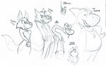 anthro clothing female grin group hand_on_hip male shark_tooth_necklace simulated_traditional_(artwork) smile suit suspenders doodledoggy piranha_fish dreamworks the_bad_guys diane_foxington mr._piranha_(the_bad_guys) mr._shark_(the_bad_guys) mr._snake_(the_bad_guys) mr._wolf_(the_bad_guys) ms._tarantula_(the_bad_guys) arachnid arthropod canid canine canis fish fox mammal marine mygalomorph reptile scalie shark snake spider tarantula wolf black_and_white clip_studio_paint_(artwork) digital_media_(artwork) monochrome sketch unfinished