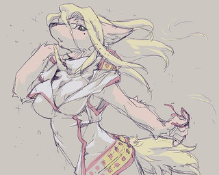anthro breasts clothing female grey_background markings mole_(marking) mole_under_eye simple_background undressing wind unknown_artist cyberconnect2 little_tail_bronx solatorobo merveille_million canid canine caninu canis domestic_dog mammal 5:4 source_request mother_(lore) parent_(lore)