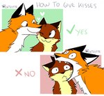 bite duo female feral fur how-to kisses licking male orange_body orange_fur teeth tongue yes-no_question catkitte canid canine domestic_cat felid feline felis fox mammal 2020 digital_drawing_(artwork) digital_media_(artwork) signature