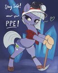 2023 4:5 absurd_res bottomwear clothed clothed_feral clothing cutoffs daisy_dukes denim denim_bottomwear denim_clothing dialogue earth_pony english_text equid equine female feral friendship_is_magic grey_hair hair hasbro hi_res horse hotpants limestone_pie_(mlp) mammal my_little_pony pickaxe pony shorts t72b text