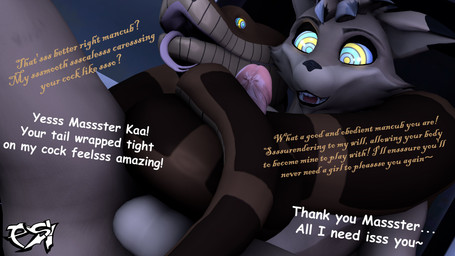 ambiguous_gender anthro balls bestiality black_highlights brown_body brown_fur brown_hair brown_scales cross-eyed dialogue duo feral fur genitals hair highlights_(coloring) humanoid_genitalia humanoid_penis hypnosis hypnotic_eyes male master mind_control multicolored_hair nude_anthro nude_male penis ringed_eyes scales sex submissive submissive_male tail tail_around_penis tail_fetish tail_play tail_sex tailjob text tongue tongue_out two_tone_hair psikokinetic warfaremachine_(modeler) the_jungle_book kaa_(jungle_book) psiko_(psikokinetic) canid canine canis jackal mammal python reptile scalie snake 16:9 2024 3d_(artwork) 4k absurd_res digital_media_(artwork) english_text hi_res source_filmmaker_(artwork) widescreen male_(lore)
