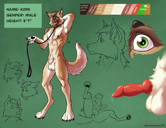 anal anal_penetration animal_genitalia anthro bdsm bodily_fluids collar dildo dildo_in_ass dildo_insertion genital_fluids genitals knot knotted_penis leaking_precum leash male object_in_ass paws penetration penis petplay precum roleplay sex_toy sex_toy_in_ass sex_toy_insertion sheath fantasybreeder koda_(koda13) canid canine canis domestic_dog german_shepherd herding_dog mammal pastoral_dog absurd_res hi_res model_sheet