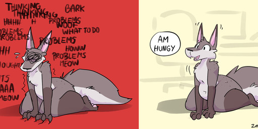 2_panel_comic anthro belly bodily_fluids casual_nudity chair claws deep_navel dialogue electronics fangs featureless_chest feet femboy finger_claws fingers flying_sweatdrops freckled_legs freckled_thighs freckles fur furniture grey_body grey_fur huge_thighs humor inside male monitor navel nude office_chair open_mouth overweight overweight_anthro overweight_male pawpads paws pear-shaped_figure pink_pawpads pink_tongue shadow shaking sitting snout solo stressed sweat sweatdrop table tail talking_to_self teeth text thick_calves thick_thighs thoughts toes tongue trembling vent_art wariza wide_hips zenonclaw zenonclaw_(character) canid canine canis fox hybrid mammal wolf 2024 cel_shading comic dated digital_media_(artwork) english_text hi_res shaded signature