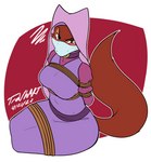 angry bdsm blush bondage bound cloth cloth_gag clothing collar dress female gag gloves handwear kidnapping maid_uniform otn rope uniform veil trevhart disney robin_hood_(disney) maid_marian canid canine fox mammal red_fox true_fox 2022 hi_res