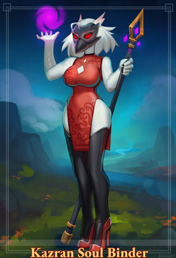 anthro asian_clothing beak big_breasts black_clothing black_footwear black_high_heels black_latex black_legwear black_thigh_highs breasts clothed clothed_anthro clothed_female clothing digit_ring east_asian_clothing female footwear high_heels holding_object holding_staff jewelry latex latex_clothing latex_legwear latex_thigh_highs legwear magic magic_user mask red_clothing red_footwear red_high_heels shoes solo staff thigh_highs wearing_mask white_body rainset kazran_(caedmonarcs) avian 2025 absurd_res hi_res