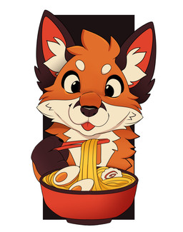 ambiguous_gender anthro black_eyes blep bowl brown_body brown_ears brown_fur brown_nose cheek_tuft chopsticks circle_eyebrows container eating egg eyebrows facial_tuft food fur head_tuft inner_ear_fluff looking_at_food looking_at_object multicolored_body multicolored_fur neck_tuft noodles orange_body orange_fur ramen ramen_bowl ramen_noodles simple_background smile solo tan_body tan_eyebrows tan_fur tan_inner_ear_fluff tongue tongue_out tuft white_background feve canid canine fox mammal red_fox true_fox 2024 hi_res icon