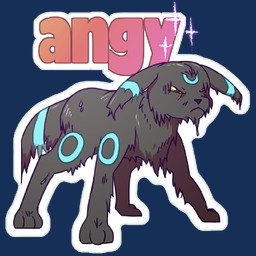 all_fours ambiguous_gender angry dripping_wet emanata feral fur solo sticker text wet wet_body wet_fur sb_torchic nintendo pokemon eeveelution generation_2_pokemon pokemon_(species) shiny_pokemon umbreon 1:1 alpha_channel