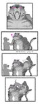 abs anthro big_muscles bite biting_another biting_bicep biting_partner blush feeding happy love male male/male muscular on_top_of open_mouth striped_body stripes tail teeth tongue seinki bird_dog canid canine canis domestic_dog felid hunting_dog labrador mammal pantherine retriever tiger absurd_res comic hi_res