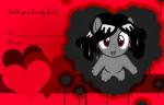 dripping ectoplasm female grin hair heart_symbol holidays long_hair looking_at_viewer red_eyes smile solo text valentine's_day_card wet_hair badumsquish hasbro my_little_pony valentine's_day fan_character ink_ring_(oc) equid equine ghost horse mammal onryo pony spirit undead yurei 2020 english_text hi_res