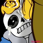 bodily_fluids bone cum cursed_image duo erection eye_penetration eye_torture genital_fluids genitals male not_furry penis skeleton skullfuck solo_focus unusual_penetration what_has_magic_done keishinkae undertale undertale_(series) frisk_(undertale) sans_(undertale) animated_skeleton human mammal undead 1:1