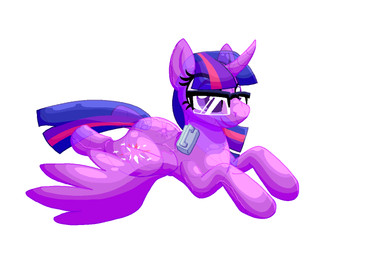 eyewear feral glasses glistening glistening_body handle horn lying pool_toy solo translucent wings roomwithavoid friendship_is_magic hasbro my_little_pony mythology twilight_sparkle_(mlp) equid equine horse mammal mythological_creature mythological_equine pony winged_unicorn