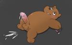 after_masturbation anthro balls blush bodily_fluids brown_body brown_fur cum electronics fur genital_fluids genitals humanoid_genitalia humanoid_penis lying male penis phone slightly_chubby solo peachy-pudding cartoon_network we_bare_bears grizzly_(we_bare_bears) bear brown_bear grizzly_bear mammal ursine 2019 absurd_res hi_res