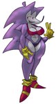 anonymous_artist anthro bodily_fluids bra breasts clothing creepypasta eulipotyphlan female footwear fur gloves handwear hedgehog mammal needlem0use_(analogue_horror) panties purple_body purple_fur red_eyes sega shoes simple_background smile smirk snout solo sonic.exe_(creepypasta) sonic_the_hedgehog_(series) sweat thick_thighs underwear white_background youtube