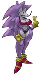 anthro bodily_fluids bra breasts clothing female footwear fur gloves handwear panties purple_body purple_fur red_eyes shoes simple_background smile smirk snout solo sweat thick_thighs underwear white_background anonymous_artist creepypasta needlem0use_(analogue_horror) sega sonic.exe_(creepypasta) sonic_the_hedgehog_(series) youtube eulipotyphlan hedgehog mammal