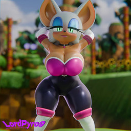anthro armwear big_breasts big_ears black_bodysuit black_choker black_clothing black_jewelry black_necklace black_skinsuit blue_eyeshadow blue_sky blurred_background bodysuit bouncing_breasts breasts camel_toe choker cleavage clitoris_outline clothed clothing dancing day elbow_gloves eyeshadow female glistening glistening_bodysuit glistening_clothing glistening_eyelids glistening_skinsuit gloves green_eyes green_hill_zone hands_behind_head handwear jewelry latex latex_bodysuit latex_clothing latex_skinsuit legwear looking_at_viewer makeup music navel_outline necklace skindentation skinsuit sky smile smiling_at_viewer solo suggestive_look synced_to_music thick_thighs thigh_highs tight_clothing white_armwear white_clothing white_elbow_gloves white_gloves white_handwear white_legwear white_thigh_highs wide_hips lpyro9 sound_warning nottanj_(modeler) sega sonic_the_hedgehog_(series) rouge_the_bat bat mammal wingless_bat 1:1 3d_(artwork) 3d_animation animated digital_media_(artwork) short_playtime sound video watermark