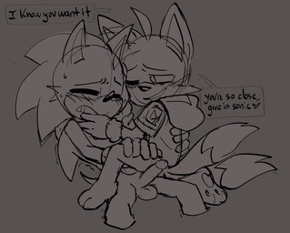 2_tails adult_on_young age_difference anthro anthro_on_anthro balls black_text blush blush_lines bottomless bottomless_anthro bottomless_male cheek_tuft clenched_teeth clothed clothing dialogue duo erection eyebrows eyes_closed facial_tuft feet fur genitals glans gloves hand_on_cheek handwear heart_symbol hood hoodie humanoid_genitalia humanoid_penis imminent_sex interspecies male male/male male_anthro mostly_nude mostly_nude_anthro mostly_nude_male multi_tail pedophilia_temptation penis short_sleeves short_tail sitting smile speech_bubble tail talking_to_another talking_to_partner teeth text toes topwear tuft urethra young young_anthro young_male duncanscocc netflix sega sonic_prime sonic_the_hedgehog_(series) sonic_the_hedgehog tails_nine canid canine eulipotyphlan fox hedgehog mammal 2025 black_and_grey english_text hi_res monochrome sketch andromorph_(lore)