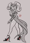 accessory anthro clothing coattails female flower flower_in_hair fluffy fluffy_tail footwear hair hair_accessory high_heels long_hair looking_at_viewer plant shoes short_tail smile smiling_at_viewer solo suit suit_jacket tail tail_tuft tuft dimidotfurr activision crash_bandicoot_(series) coco_bandicoot bandicoot mammal marsupial 2025 digital_drawing_(artwork) digital_media_(artwork) hi_res monochrome signature tagme