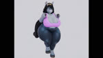 accessory anthro belly big_breasts bottomwear bouncing_breasts breasts buckteeth clothing exercise female fist headband hooves jewelry music necklace obese overweight pants solo teeth thick_thighs wide_hips yoga_pants chunkerbuns sound_warning haylee_(chunkerbuns) asinus donkey equid equine mammal 3d_(artwork) 3d_animation animated digital_media_(artwork) sound webm