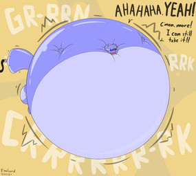 air_inflation balloon creaking dialogue floating hose hose_in_tail hose_inflation inflatable inflation motion_lines onomatopoeia open_mouth sound_effects text finalcord disaster_zone animate_inanimate domestic_cat felid feline felis living_balloon living_inflatable mammal 2021 archived_source dated english_text hi_res