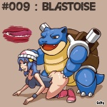 1:1 all_fours bestiality blastoise blue_body blue_skin bodily_fluids bottomless clothed clothing cum dawn_(pokemon) doggystyle duo english_text erection female female_on_feral female_penetrated feral feral_penetrating feral_penetrating_human from_behind_position generation_1_pokemon genital_fluids genitals human human_on_feral human_penetrated internal interspecies male male/female male_on_human male_penetrating male_penetrating_female mammal nintendo nude penetration penile penile_penetration penis penis_in_pussy pokemon pokemon_(species) pokemon_trainer pokephilia selty sex shell text vaginal vaginal_penetration