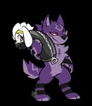 absurd_res alpha_channel bag canid canine canis generation_8_pokemon hi_res hypnosis_(hypnosiswolf) hypnosiswolf kidnapping latex mammal mythological_canine mythological_creature mythology nintendo pokemon pokemon_(species) raboot starfoth_(character) were werecanid werecanine werewolf wolf