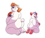 anthro belly butt duo hair hypnosis male male/male mind_control nipples nude overweight overweight_male presenting presenting_hindquarters red_hair spiral_eyes hornyphobic dusk_acres allister_carver notus_(character) bear cricetid hamster mammal mouse murid murine polar_bear rodent ursine hi_res