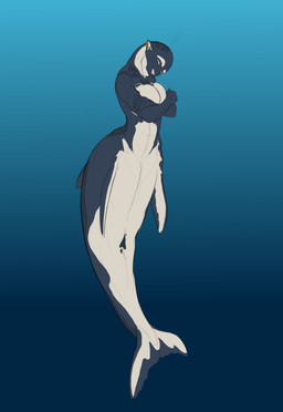 animal_genitalia animal_vulva belly big_breasts breasts cetacean_genitalia cetacean_vulva crossed_arms ear_piercing ear_ring eyes_closed female fin genitals piercing ring_piercing simple_background sleeping solo split_form spots spotted_genitalia tail underwater vulva water thetarget aquatic cetacean dolphin mammal merfolk oceanic_dolphin orca toothed_whale absurd_res hi_res