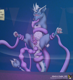 anal anal_penetration animal_genitalia atlantis bodily_fluids cum egg eggs_in_belly ejaculation feral forced genital_fluids genital_slit genitals male masturbation oral oral_penetration oviposition paws penetration rape sex solo spread_legs spreading tentacle_around_leg tentacle_around_tail tentacle_rape tentacle_sex tentacles text srfx18 nintendo pokemon fin_the_fox english_text hi_res